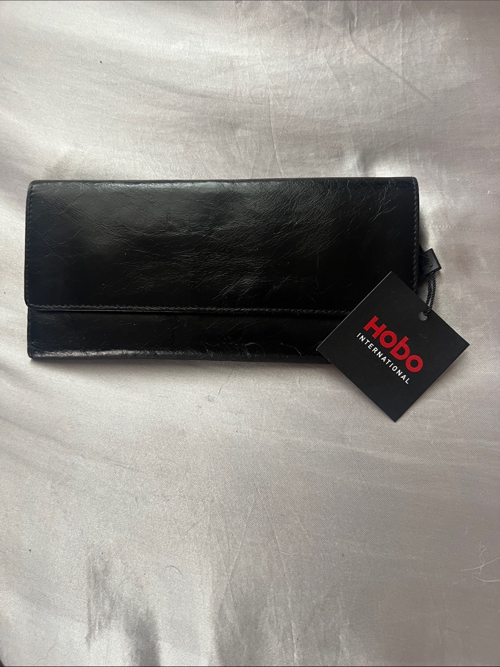 HOBO  Black Leather Key & Card Holder Wallet